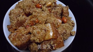 粉蒸排骨的做法步骤：6
