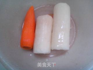 清炒五彩山药丁的做法步骤：1