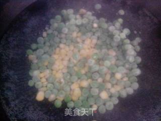 清炒五彩山药丁的做法步骤：3