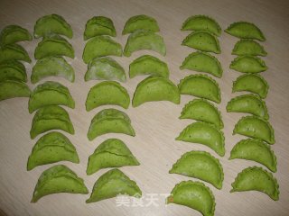 【菠菜豌豆肉饺子】的做法步骤：6