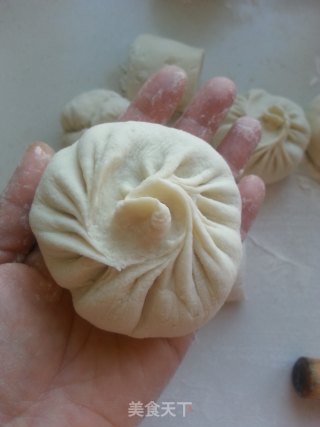 素馅大包子的做法步骤：8