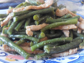肉丝豇豆的做法步骤：4