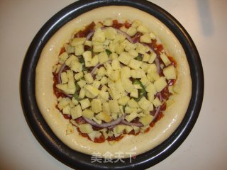 黑胡椒牛肉披萨的做法步骤：24