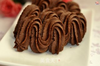 维也纳巧克力奶油酥饼的做法步骤：9