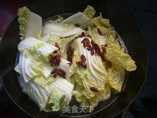 枸杞炖白菜的做法步骤：3