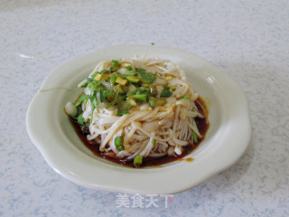 炝拌辣金针菇的做法步骤：9