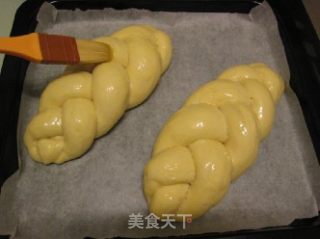 汤种卡仕达辫子面包的做法步骤：22
