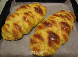 汤种卡仕达辫子面包的做法步骤：25
