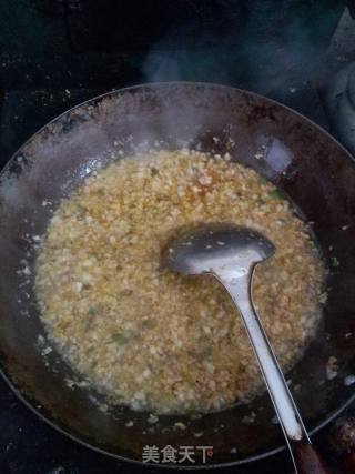 酸菜肉末打卤面的做法步骤：4