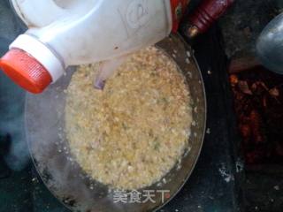 酸菜肉末打卤面的做法步骤：5