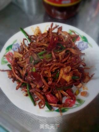 干煸杏鲍菇的做法步骤：5