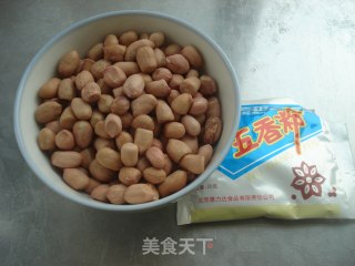 微波五香花生米的做法步骤：1