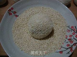 【豆浆紫薯豆沙麻团】豆浆的充分利用的做法步骤：7