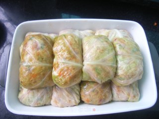 特色烤白菜包的做法步骤：12
