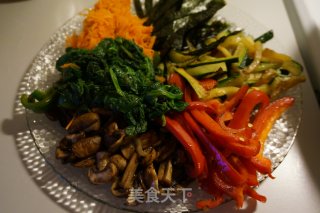 韩式拌饭 비빔밥的做法步骤：3