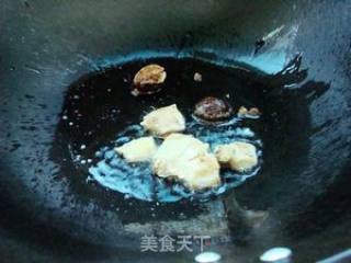 野生熟菌粉煮野猪肉的做法步骤：4