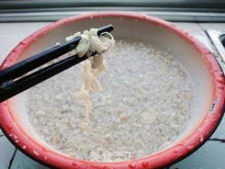 肉末炒芭蕉心的做法步骤：2