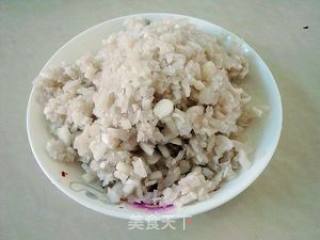 肉末炒芭蕉心的做法步骤：3