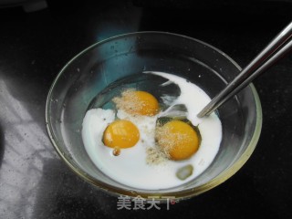 培根奶酪煎蛋的做法步骤：2