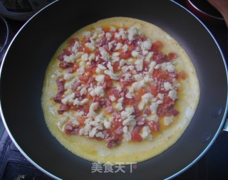 培根奶酪煎蛋的做法步骤：6