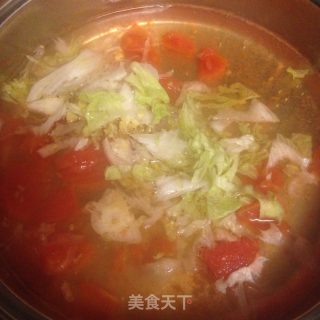 酥肉蔬菜汤的做法步骤：6