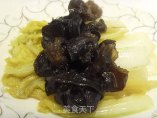 木耳娃娃菜的做法步骤：7