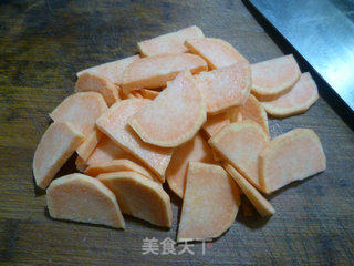 椒盐红薯片的做法步骤：3