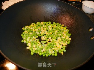 金镶银蛋叉炒饭的做法步骤：4
