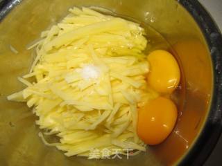 香煎辣酱土豆饼的做法步骤：4