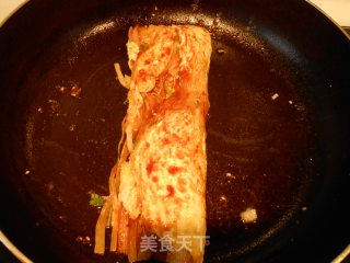 自己在家轻松做烤冷面的做法步骤：6