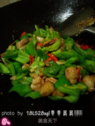 美味家常菜：尖椒炒肉的做法步骤：8