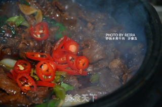 石锅水煮牛肉的做法步骤：6