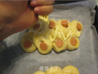 花式火腿面包的做法步骤：18