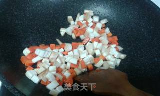 素炒彩丁的做法步骤：4