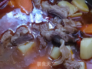土豆炖牛腩的做法步骤：5