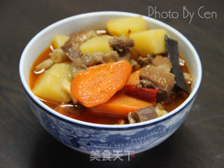 土豆炖牛腩的做法步骤：6
