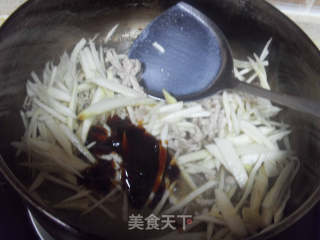 肉丝茭白的做法步骤：4