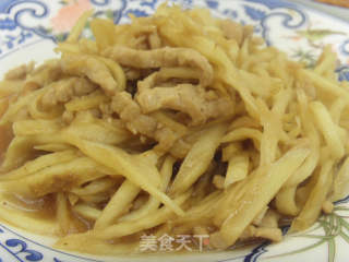 肉丝茭白的做法步骤：5