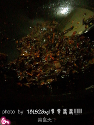 木耳腐皮丝的做法步骤：7