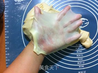 肉松卷面包的做法步骤：2
