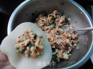 鲜肉白菜蒸饺的做法步骤：6