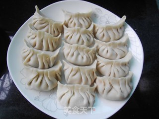 鲜肉白菜蒸饺的做法步骤：7