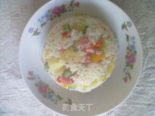 菠萝炒饭的做法步骤：6