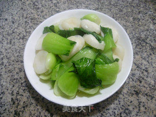 荸荠炒青菜的做法步骤：10