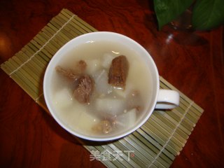 白萝卜牛肉汤的做法步骤：5