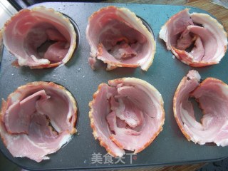 培根鸡蛋杯的做法步骤：6