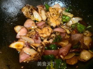 生爆盐煎肉的做法步骤：8