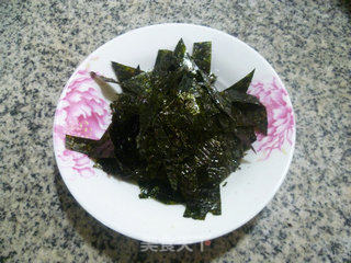 芝麻海苔炒腰果的做法步骤：2