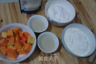 南瓜小馒头的做法步骤：2