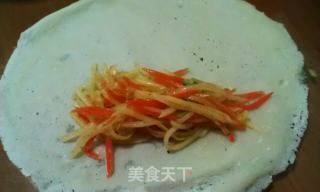 素春卷的做法步骤：2